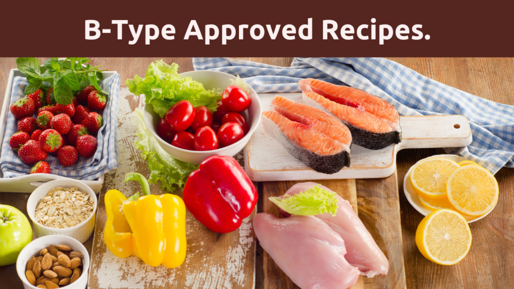 recipes for b blood type